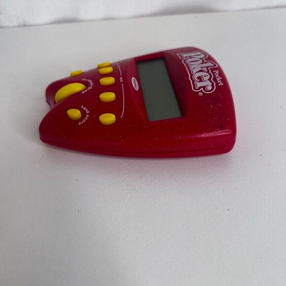 2002 Radica Lighted Sound Poker Pocket Handheld Digital Card Game Casino WORKS - Picture 3 of 10